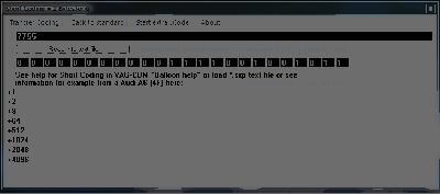 Screen programu LCode