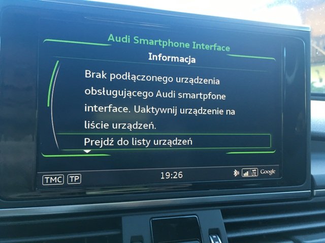 Menu smartfone