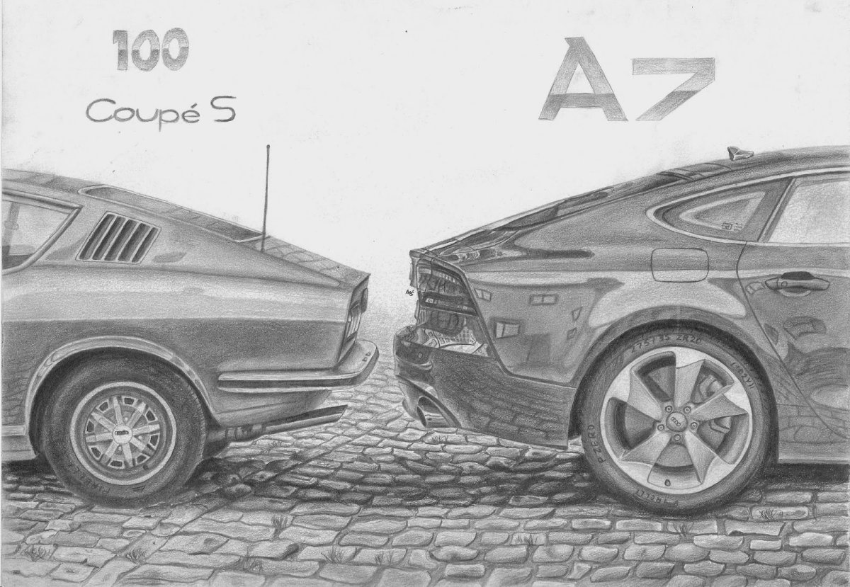 Audi 100 i Audi A7.jpg