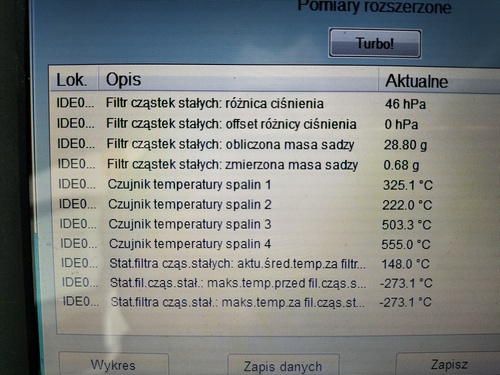 W trakcie wypalania na postoju