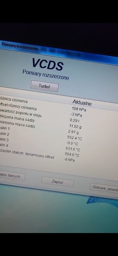 temperatury wyglądały tak pod czas wolnej spokojnej jazdy zdj4