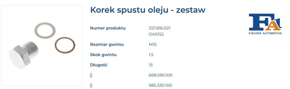 FA1 korek spustu oleju M15.jpg